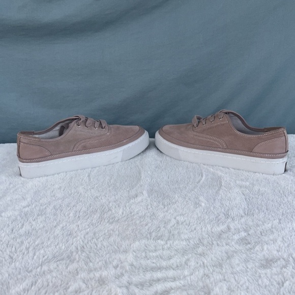 NWOT ALLSAINTS Women Milla Platform Sneaker Leather Suede Dusky Pink Sz 8 /EU 41 - Picture 4 of 10